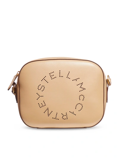 Stella Mccartney Camera Bag Small Star Logo In Nude & Neutrals