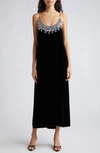 Zimmermann Matchmaker Diamante Slipdress In Black