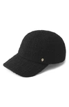 Helen Kaminski Chalamet Bouclé Baseball Cap In Black