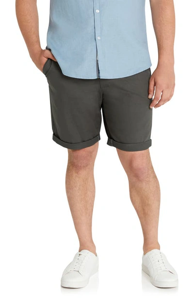 Johnny Bigg Charlie Stretch Cotton Canvas Shorts In Thyme