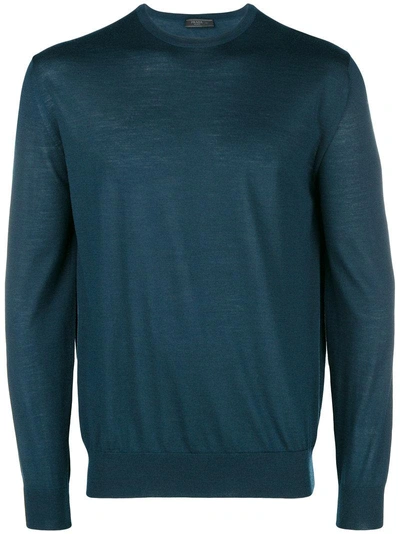 Prada Crew Neck Jumper - Blue