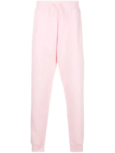 Cedric Charlier Cuffed Joggers In Pink