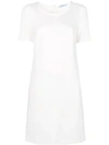 Blumarine Classic Shift Dress In White