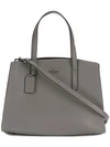 Coach Charlie Shoulder Bag In Grey