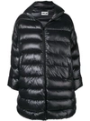 Hache Oversized Puffer Coat - Black