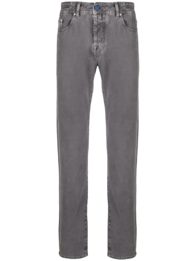Jacob Cohen Classic Slim-fit Jeans In Grey