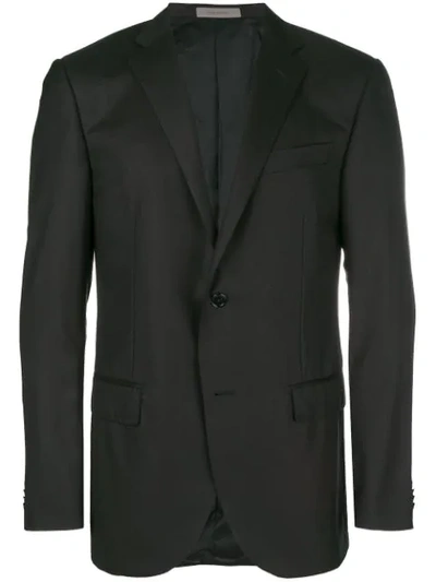 Corneliani Classic Fitted Blazer In Black