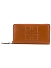 Givenchy 4g Wallet In Brown