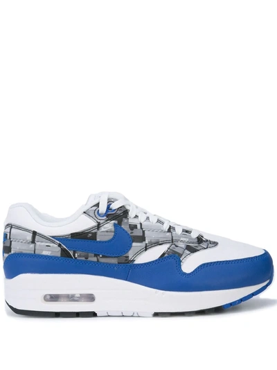 Nike X Atmos Air Max 1 Print "we Love " Sneakers In White