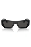 Prada 53mm Pillow Sunglasses In Black