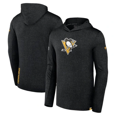Fanatics Branded  Black Pittsburgh Penguins Authentic Pro Lightweight Pullover Hoodie