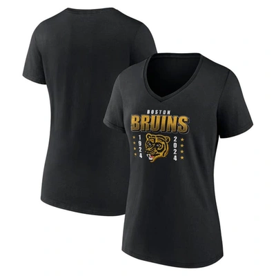 Fanatics Branded  Black Boston Bruins Centennial  T-shirt