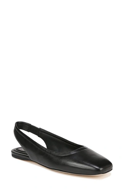 Sarto By Franco Sarto Flexa Antona Slingback Ballet Flat In Black