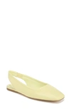 Sarto By Franco Sarto Flexa Antona Slingback Ballet Flat In Yellow