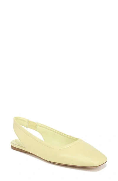 Sarto By Franco Sarto Flexa Antona Slingback Ballet Flat In Yellow