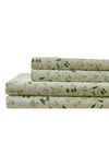 Patina Vie Maison Patine Vie Sheet Set In Floral Green