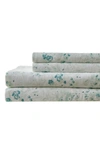 Patina Vie Maison Patine Vie Sheet Set In Abstract Floral Blue