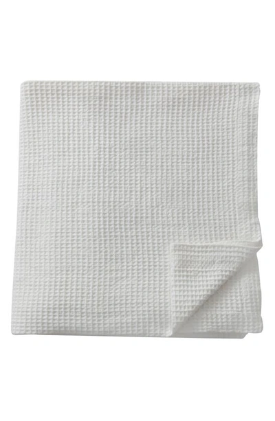 Patina Vie Maison Cotton Waffle Weave Blanket In White