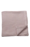 Patina Vie Maison Cotton Waffle Weave Blanket In Lilac