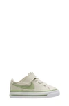 Nike Kids' Court Legacy Sneaker In White/stadium Green/football Grey
