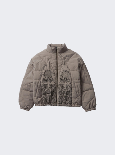Who Decides War Embroidered Bomber In Grey