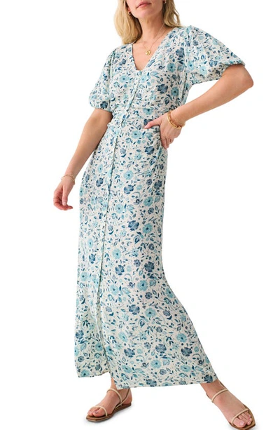 Faherty Sorrento Print Maxi Dress In Dreamer Floral