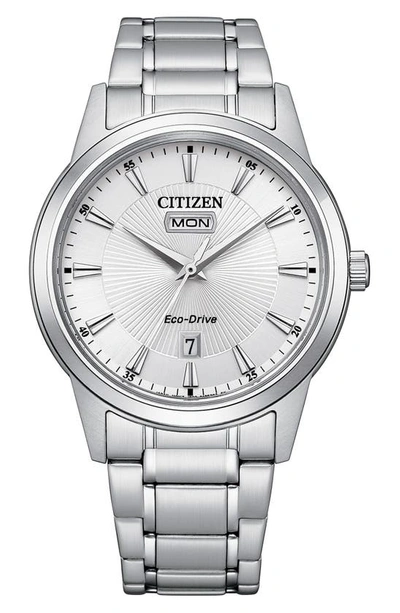 Citizen Eco-drive Bracelet Watch, 40mm In Silver-tone
