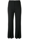 Solace London Inez Fitted Cropped Trousers - Black
