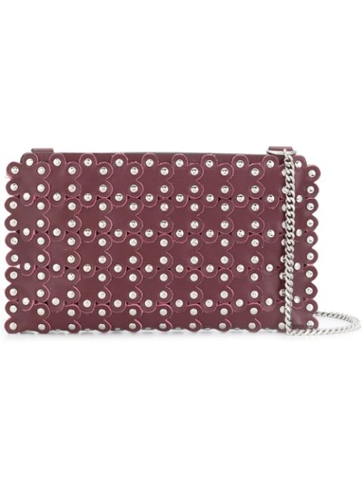Red Valentino Red(v) Flower Puzzle Crossbody Bag In Pink