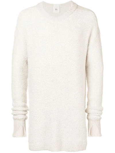Lost & Found Rooms Elongated Design Sweater - White