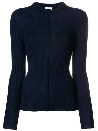Chloé Rib Knit Sweater - Blue