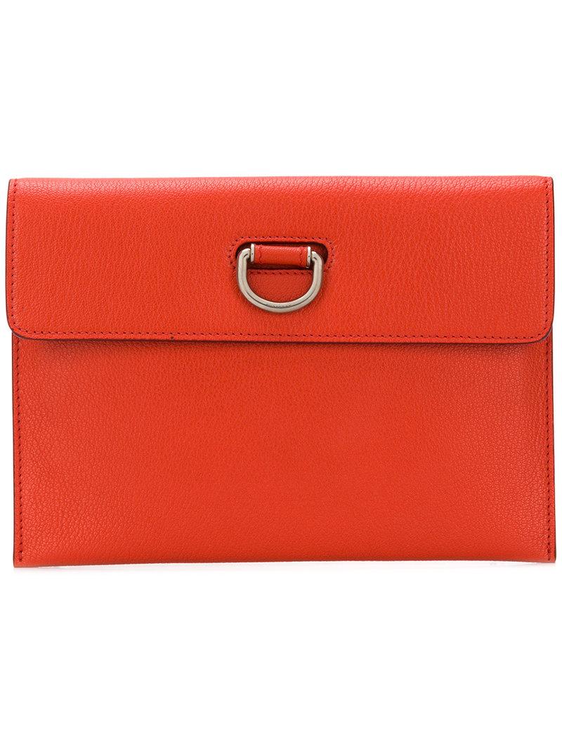 burberry fold over clutch