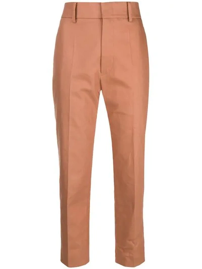 Sofie D'hoore Prior Cropped Trousers In Brown