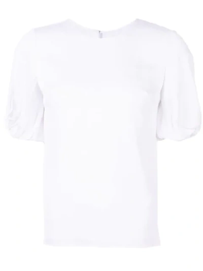 Milly Flared Sleeved Blouse - White