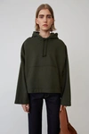 Acne Studios Oversized Hoodie Dark Green