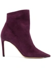 Jimmy Choo Helaine 85 Boots - Pink In Pink & Purple