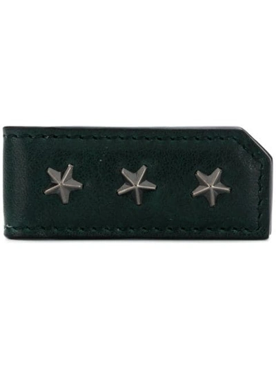 Jimmy Choo Bixby Money Clip In Green