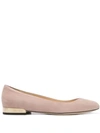 Jimmy Choo Jessie Flats In Pink & Purple