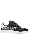 Isabel Marant Beth Velcro Sneaker In Black
