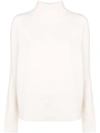 Christian Wijnants Kolkata Round-knit Wool Turtleneck Sweater In White