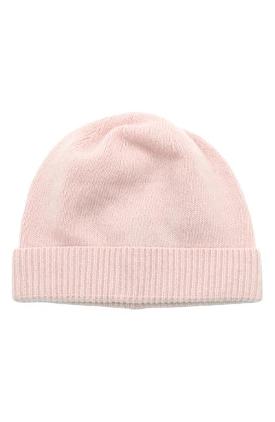 Portolano Cashmere Beanie In Baby Pink