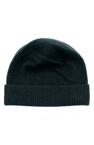 Portolano Cashmere Beanie In Black