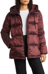 Sam Edelman Short Puffer Jacket In Brick