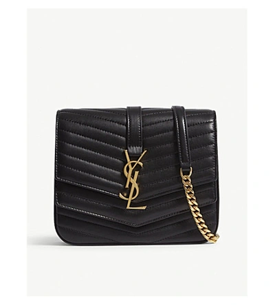 Saint Laurent Black Sulpice Quilted Leather Cross-body Bag