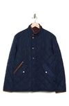 Robert Graham Diamond Quilted Travel Jacket In Blue