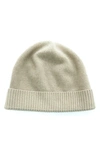 Portolano Cashmere Beanie In Pelican Grey