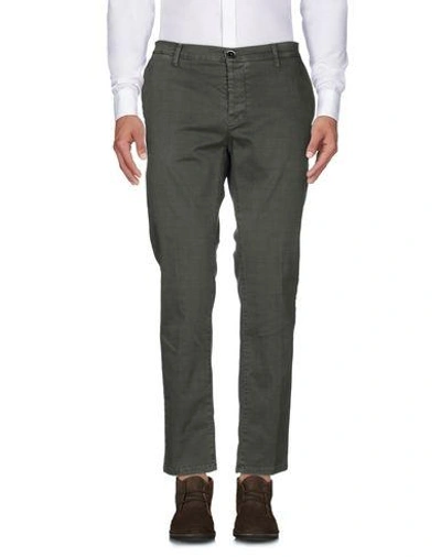 Addiction Casual Pants In Military Green