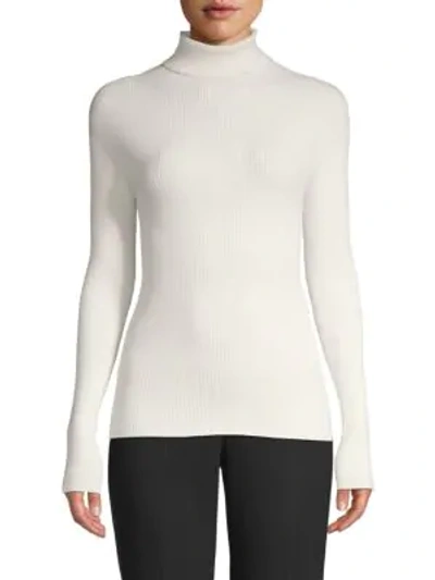 Escada Sport Shanena Turtleneck Sweater In Off White