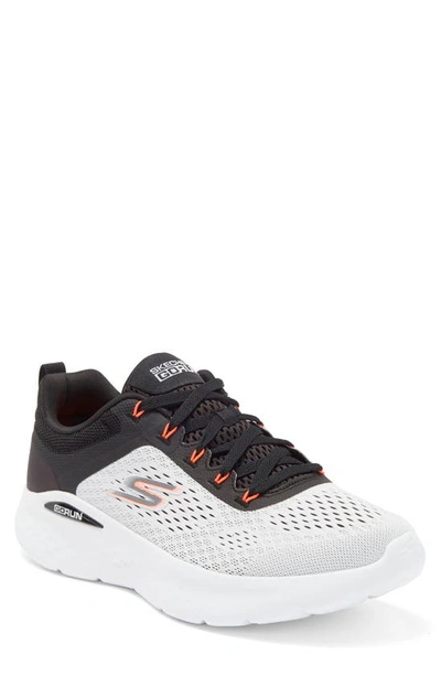 Skechers Go Run Lite Sneaker In White/ Black