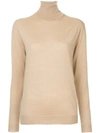 Stella Mccartney Turtle-neck Fitted Sweater - Brown